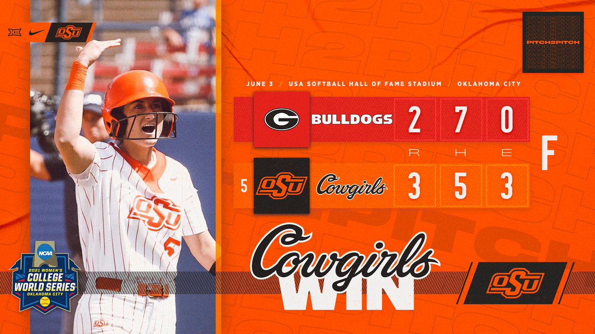 cowgirlsb's tweet photo. Moving on!!! #WCWS

#Pitch2Pitch I #GoPokes https://t.co/RFAUjFyVZL