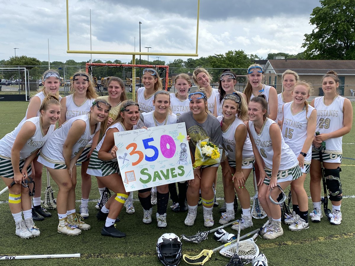 After only two seasons....💚🥍💛🐎🐎🐎🐎Goalie Abby Fuchs <a href="/abbyfuchs/">Abby Fuchs</a> reached a milestone this week Recording a Career (and soon to be School) Record 361 saves!! What an amazing 🤩 accomplishment! <a href="/BrickMemorialHS/">Mustangs</a> <a href="/BMSTANGSports/">BMSports</a>