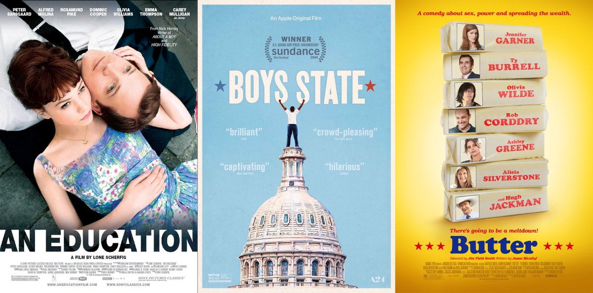 homedancepod's tweet photo. NEW EPISODE ALERT! This week we talk AN EDUCATION, BOYS STATE and BUTTER. Let us know what you think of these films then listen to our thoughts here: https://t.co/z1wo1F2QIS

#AnEducation #BoysState #ButterMovie #FilmTwitter #Podcast #PodNation #CareyMulligan #Documentary https://t.co/C0FQzv04dG