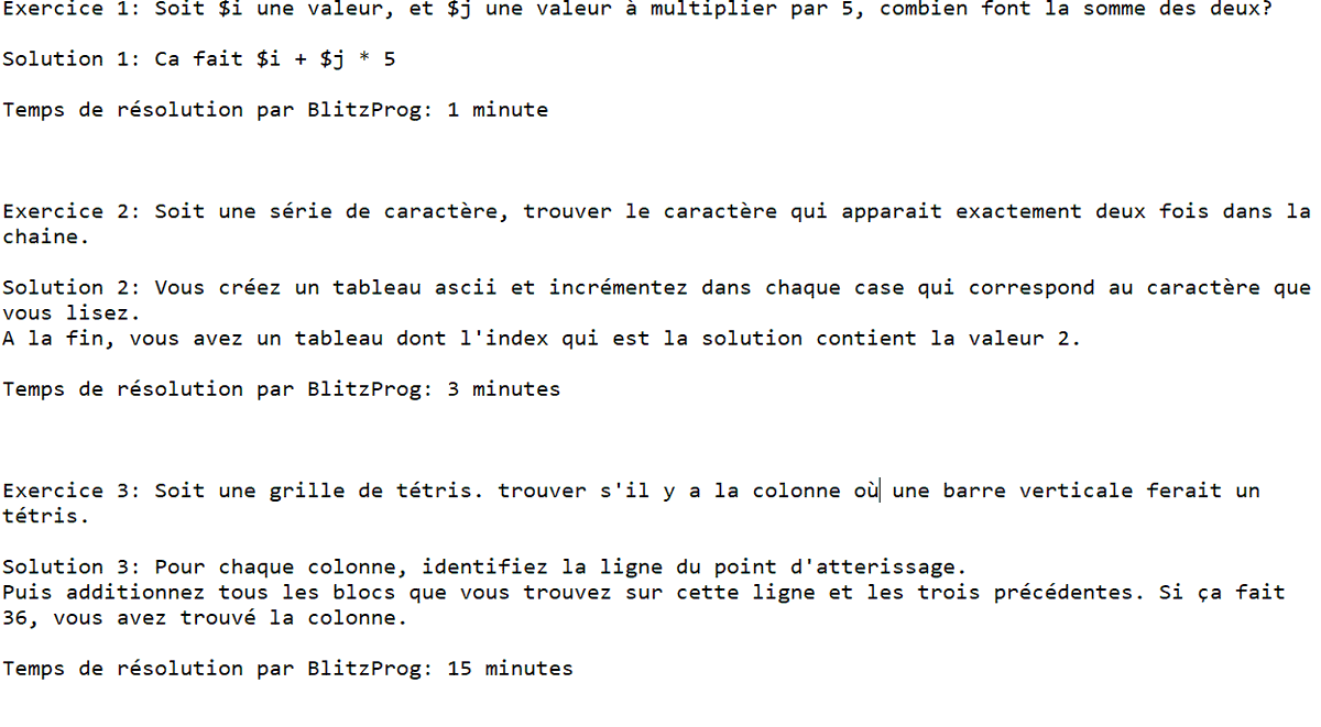 BlitzProg's tweet photo. #BattleDev, résumé et pistes de solution des 5 premiers exercices. J'ai fini 81ème, ce n'est pas trop mal!

Merci pour cette chouette soirée. https://t.co/SjXvJnNffq