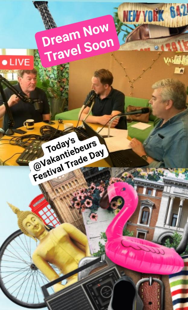Today's <a href="/Vakantiebeurs/">vakantiebeurs</a>  kick off!

#vakantiebeurs #travelshow #tradeday #reisfestival #reisbranche
