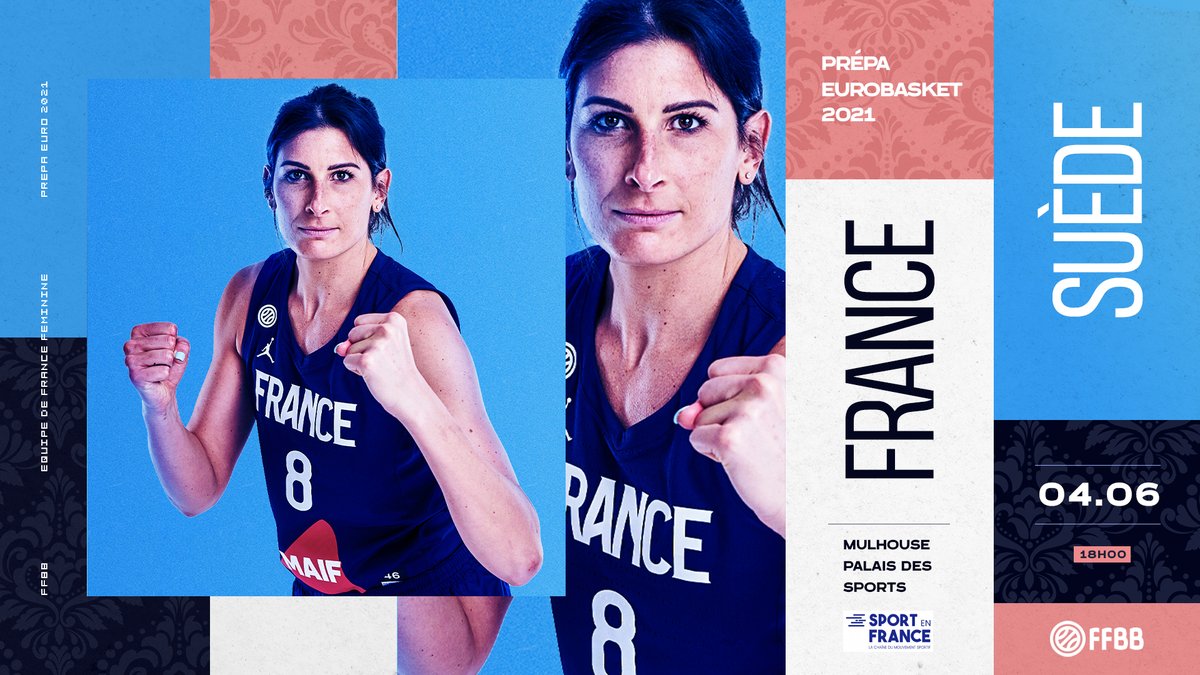 𝗚𝗮𝗺𝗲𝗱𝗮𝘆
🆚 <a href="/swebasketball/">Sweden Basketball 🇸🇪🏀</a>
📍 Mulhouse
⏱️ 18h00
📺 <a href="/sport_en_france/">Sport en France</a> &amp; YouTube FFBB
🏀 #FRASUE