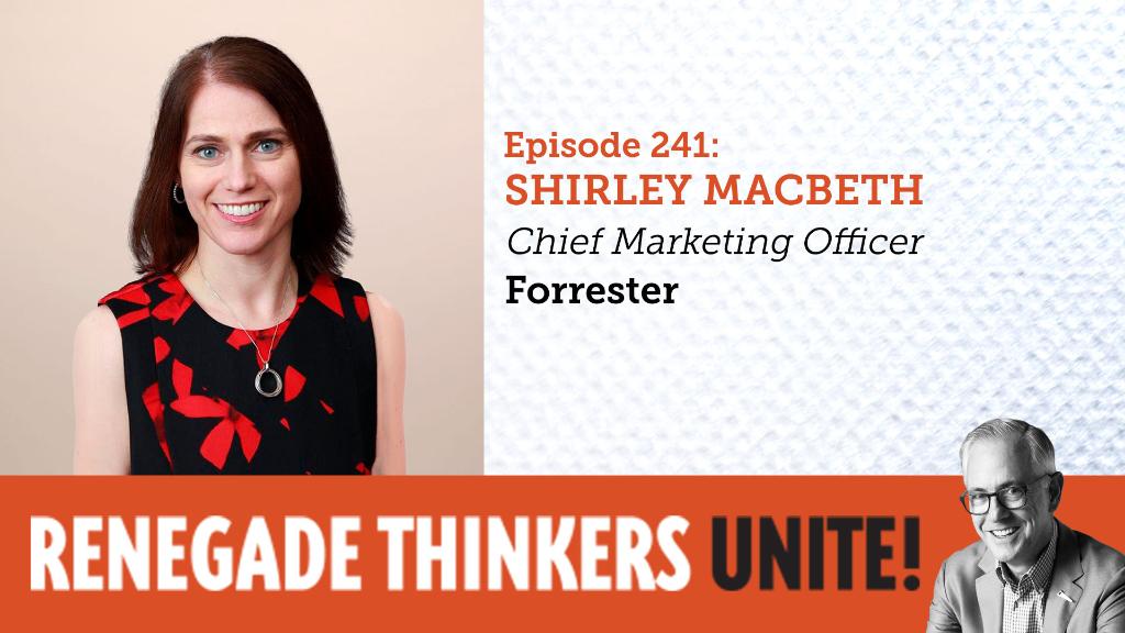 forrester's tweet photo. ‒ Activate a new brand. 
‒ Ramp up lead generation. 
‒ Help our clients navigate a pandemic. 

These were Shirley Macbeth's mandates as Forrester's new CMO. Learn more: https://t.co/Sb0wm1XerD #BoldAtWork https://t.co/uKwFYjUkpm