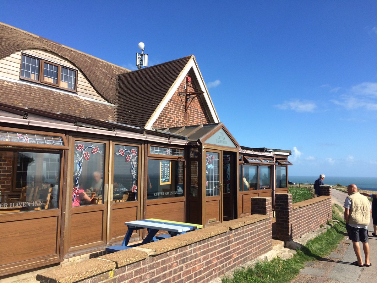 So happy to be back at one of my favourites <a href="/CulverHaven/">The Culver Haven Inn</a>. Such a great pub with fab food, lovely people and the best views of the Isle of Wight and its coast, from high up on Culver.