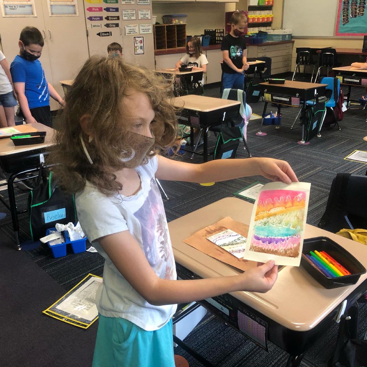 smsdlovesart's tweet photo. First grade artists make prints and a printing plate today in art! https://t.co/Viaztj8nnL
