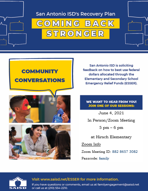 Hirsch Elementary, SAISD tweet media