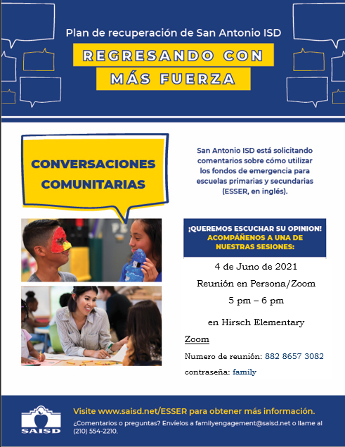 Hirsch Elementary, SAISD tweet media