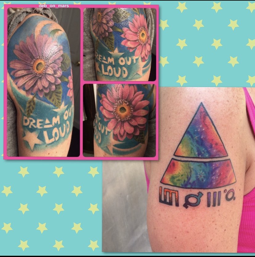 deb_brides70's tweet photo. @30SECONDSTOMARS Heres mine! #marstattoo🌸 https://t.co/boMoZOyFzJ