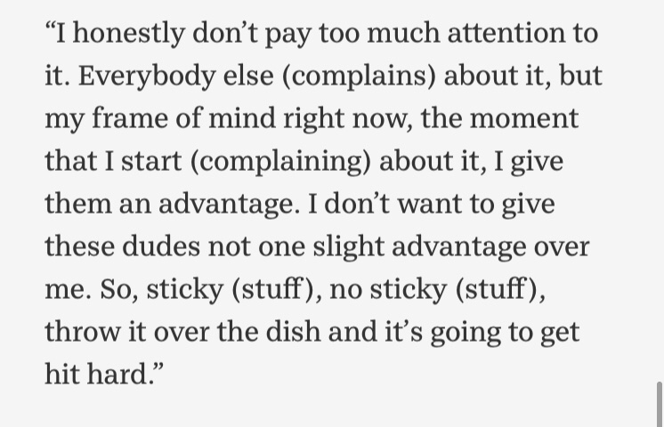 Why I love Nick Castellanos.  This dude gets it 

Mentally tough, no excuses mentality.  No surprise he is one of the best hitters in the game

#BetweenTheEars