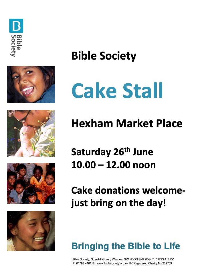 Come and support our Covid-safe cake stall!