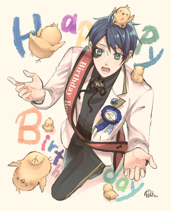 おめでとう🐣🐣🐣(遅刻

#デュース・スペード誕生祭2021 