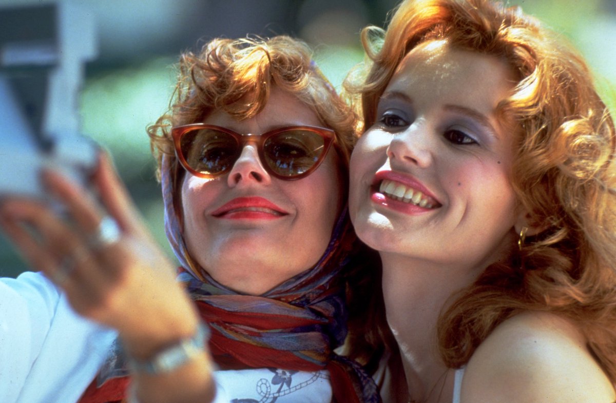 THELMA &amp; LOUISE at #Cinespia’s Drive-In at the Greek Theatre on June 18th. A 30th Anniversary Event including Q&amp;A with Geena Davis &amp; Susan Sarandon benefitting the LA Regional Food Bank and The Geena Davis Institute On Gender In Media. For tickets visit cinespia.org