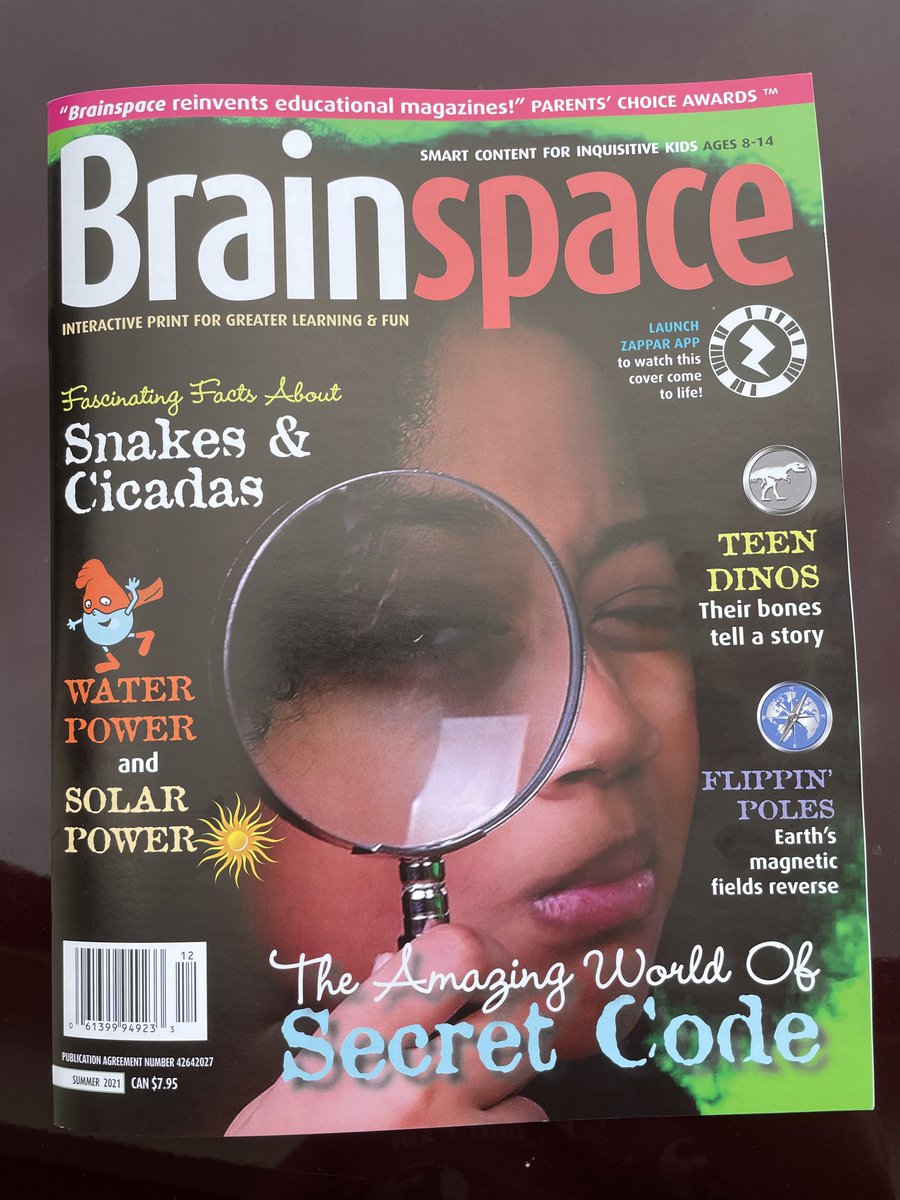 CodeGuppy's tweet image. 📬 Look what came in the mail

The fantastic educational magazine for kids @BrainspaceMag included an article about codeguppy.com

Article includes type-in program
We wish to all magazine readers: Happy Coding!

#cseducation #codingforkids #drawingwithcode #javascript