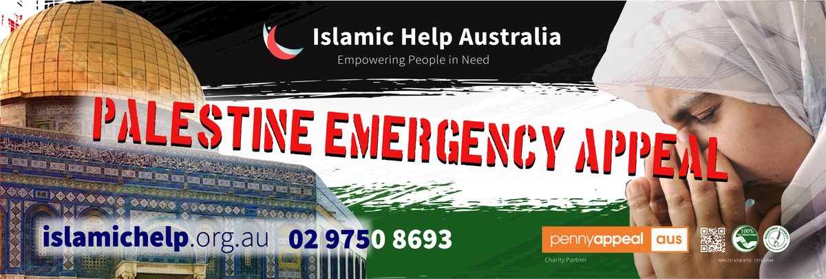 IslamicHelpAus's tweet photo. United for Palestine - https://t.co/37yHX6zVsv https://t.co/A7Rpt8OceP