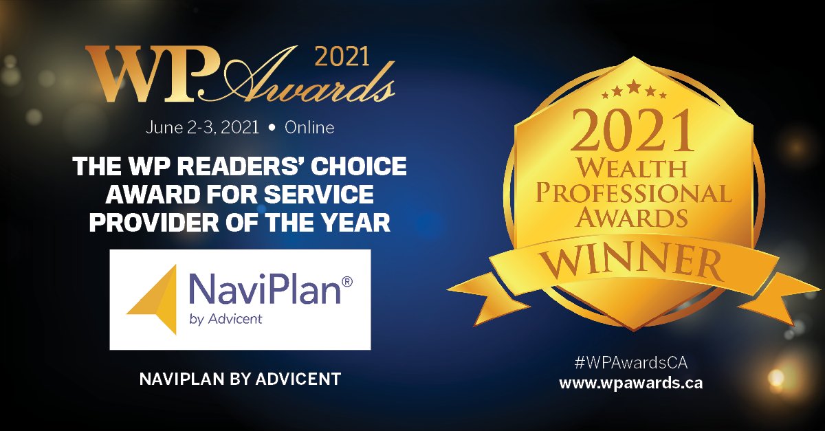 The WP Readers' Choice Award for Service Provider of the Year goes to <a href="/NaviPlan/">NaviPlan by InvestCloud</a>. Congratulations! #WPAwardsCA