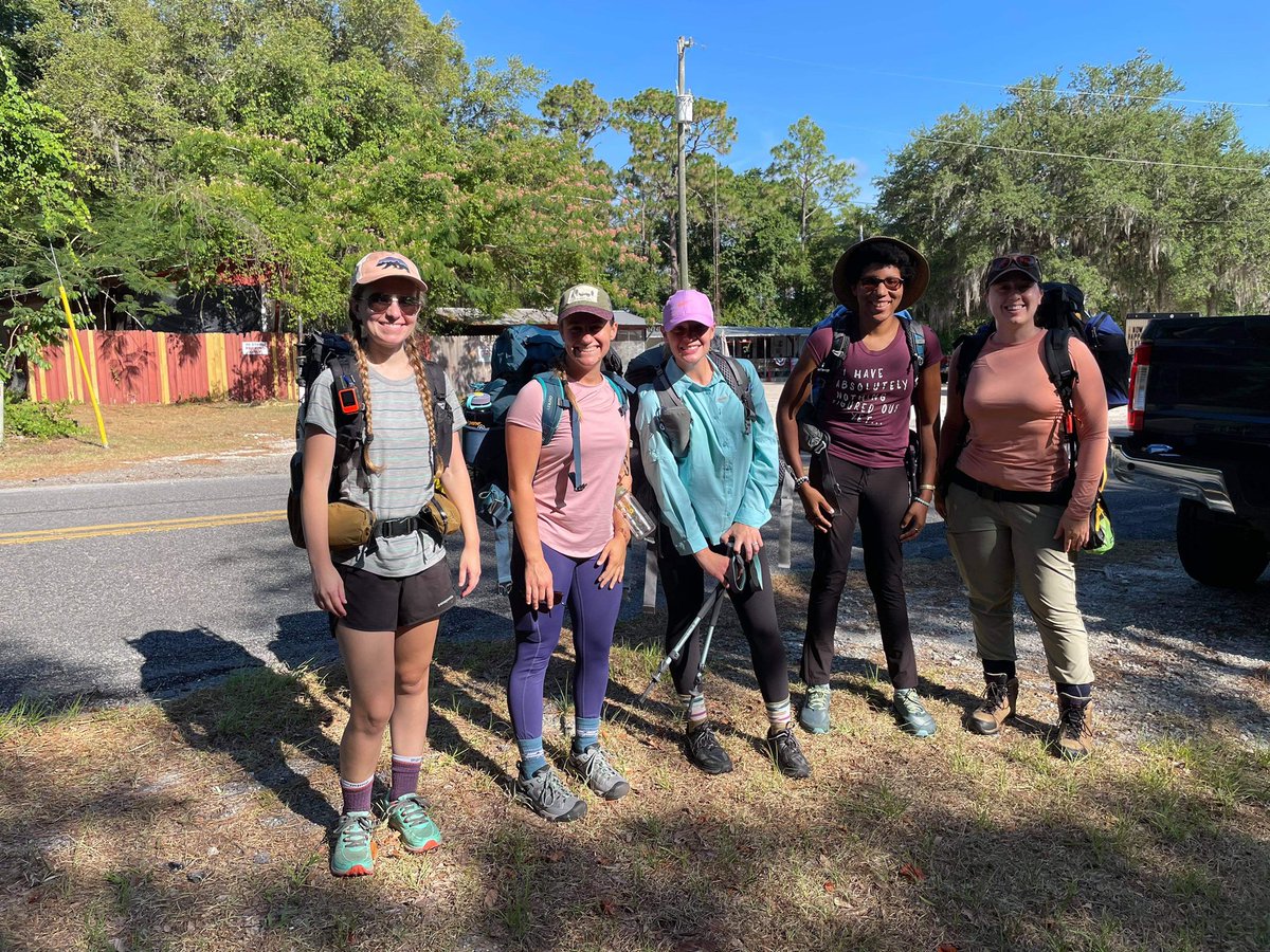 Spent the weekend hiking the Florida Trail with four cool chicks I met on Facebook! #floridatrail #hiking #getoutside