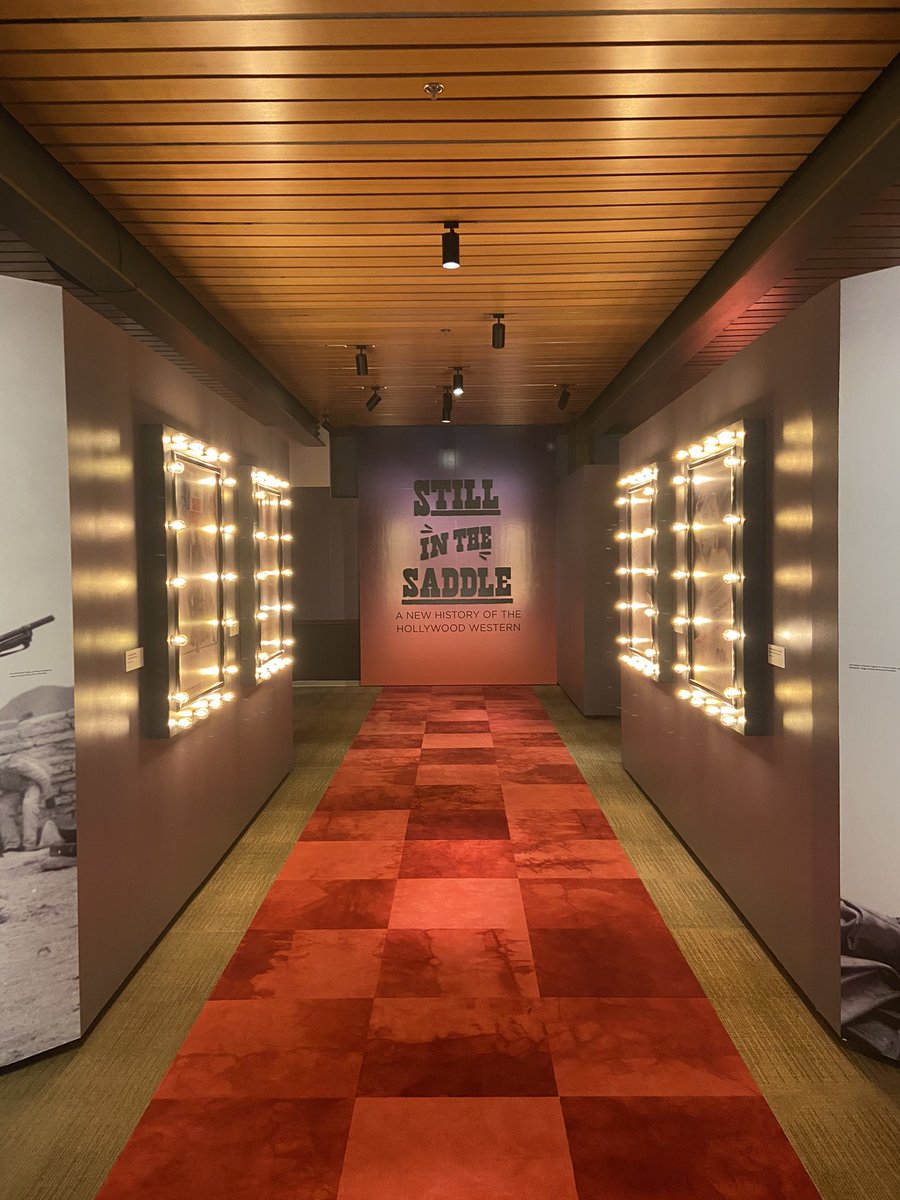 @BriscoeMuseum #stillinthesaddle with @DrAPNelson 
Still in the Saddle: A New History of the Hollywood Western
#exhibition #film #western #johnwayne #wildbunch #cinema #moviemagic #briscoewesternartmuseum