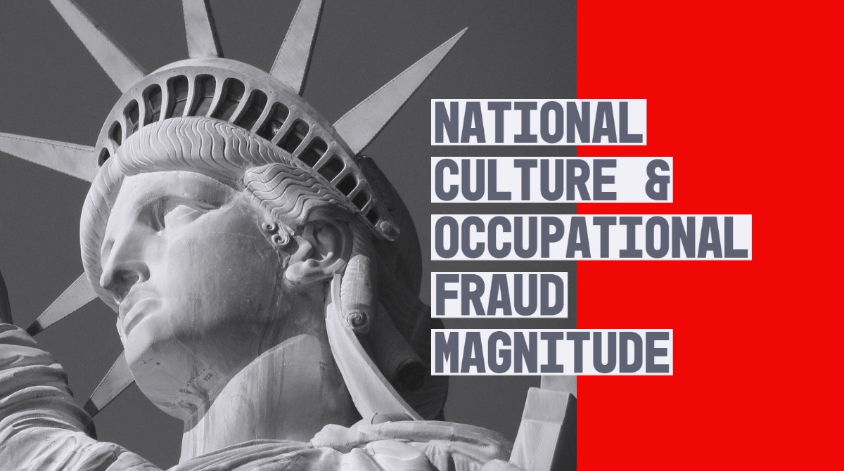 FraudLab's tweet image. Analysis of 2898 #occupationalfraud cases across 41 countries demonstrated that as national #culturedimensions uncertainty avoidance and long-term orientation display significant positive association with occupational #fraud.
meridian.allenpress.com/jfar/article-a…
#fraudstudy #fraudlab #ethics