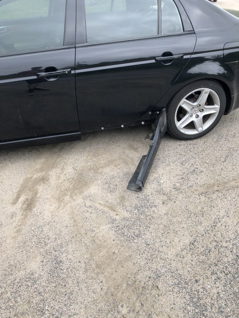 Ran over a dead beaver with my car.