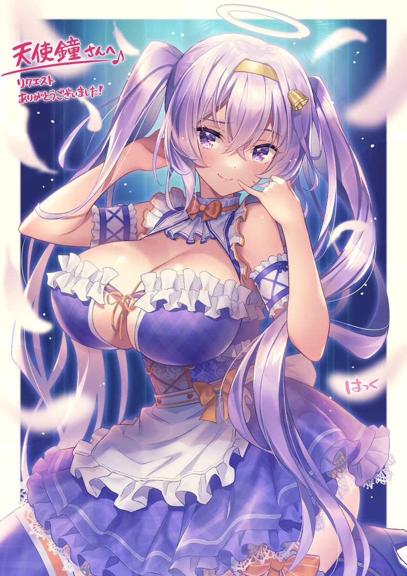 おはりんご〜ん🔔🔔

この度は、はっくさま（<a href="/hakku_/">はっく</a> ）にご依頼をして、新しいベルあーとをいただきました👼✨♪
超絶可愛くて清楚なベル🔔ちゃん👼を見ろ～👼💕♪
はっくさま、素敵なイラストをありがとうなのです👼💕♪

そんなわけで、今日も一日がんりましょうね👼♪
#おはようVTuber
#ベルあーと