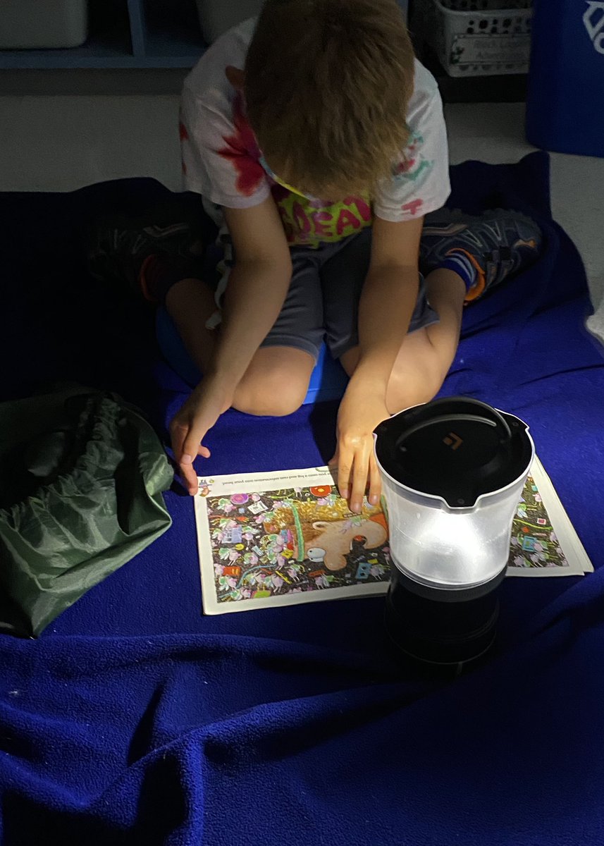 ms_inverso's tweet photo. Did you know you can read in the dark? Just use flashlights and lanterns! ππ¦ #campoutreading @WoodburnES https://t.co/tukqXld1DQ