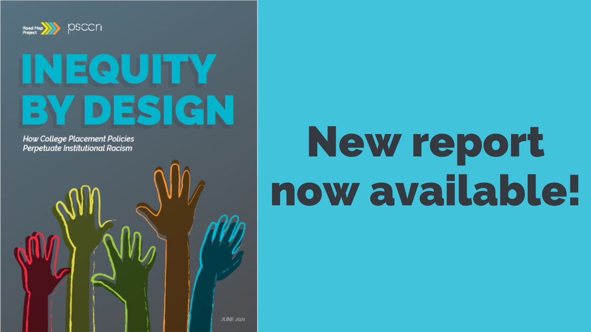 RoadMapProject's tweet photo. Our new report by Road Map Project partners @PSC2N, @HighlineTBirds, and CCER, asks advocates and leaders to take collective anti-racist actions to center the experiences of students in their transition from high school to college. https://t.co/fWTHaxoYom https://t.co/H5ISTPVChb
