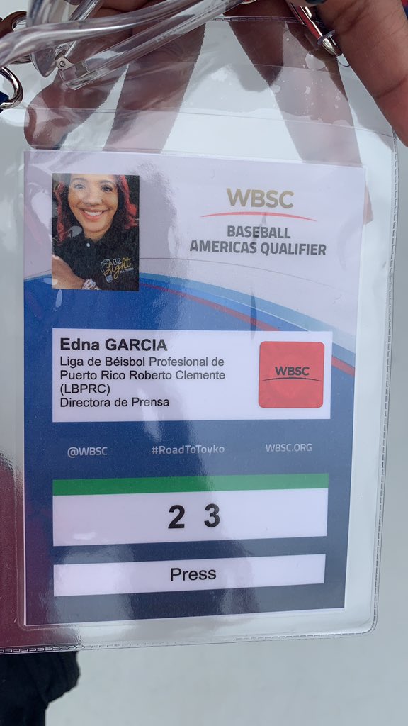 eiramande's tweet photo. Siempre hay una primera vez ✨
PreOlímpico de las Américas 2021 ⚾️🇵🇷 #TodosConPR @LBPRC #BéisbolPR #PuertoRico #Prensa https://t.co/xz2OGL5Tiu