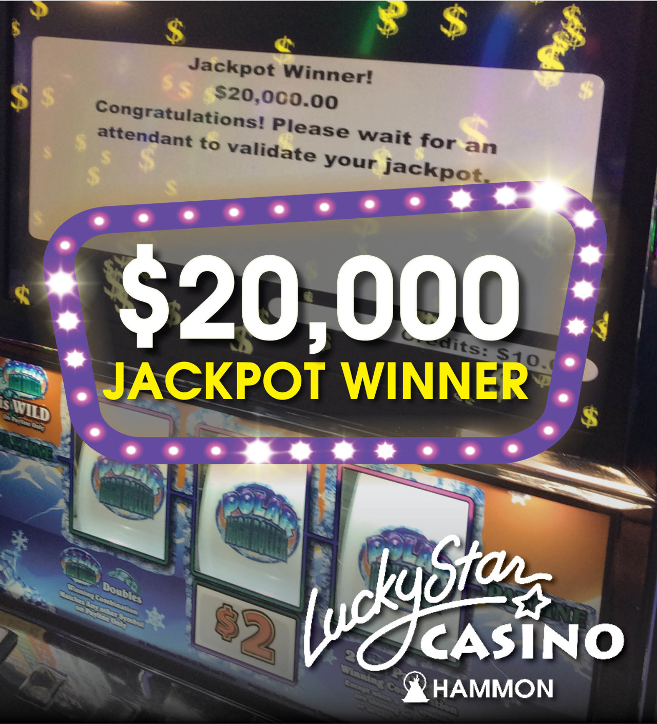 Lucky Star Casino on Twitter "Happy winnings in Hammon! 🤩 Jackpot 