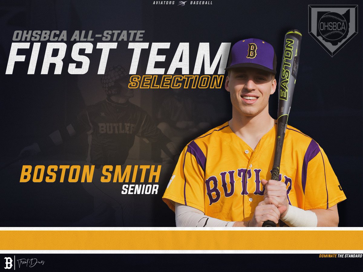 Congratulations to Carson Clark, Quinton Hall, Kaden Echeman and Boston Smith on being named to the OHSBCA Division I All-Ohio First Team. This marks the first time in program history that four Aviators have been selected in the same season.