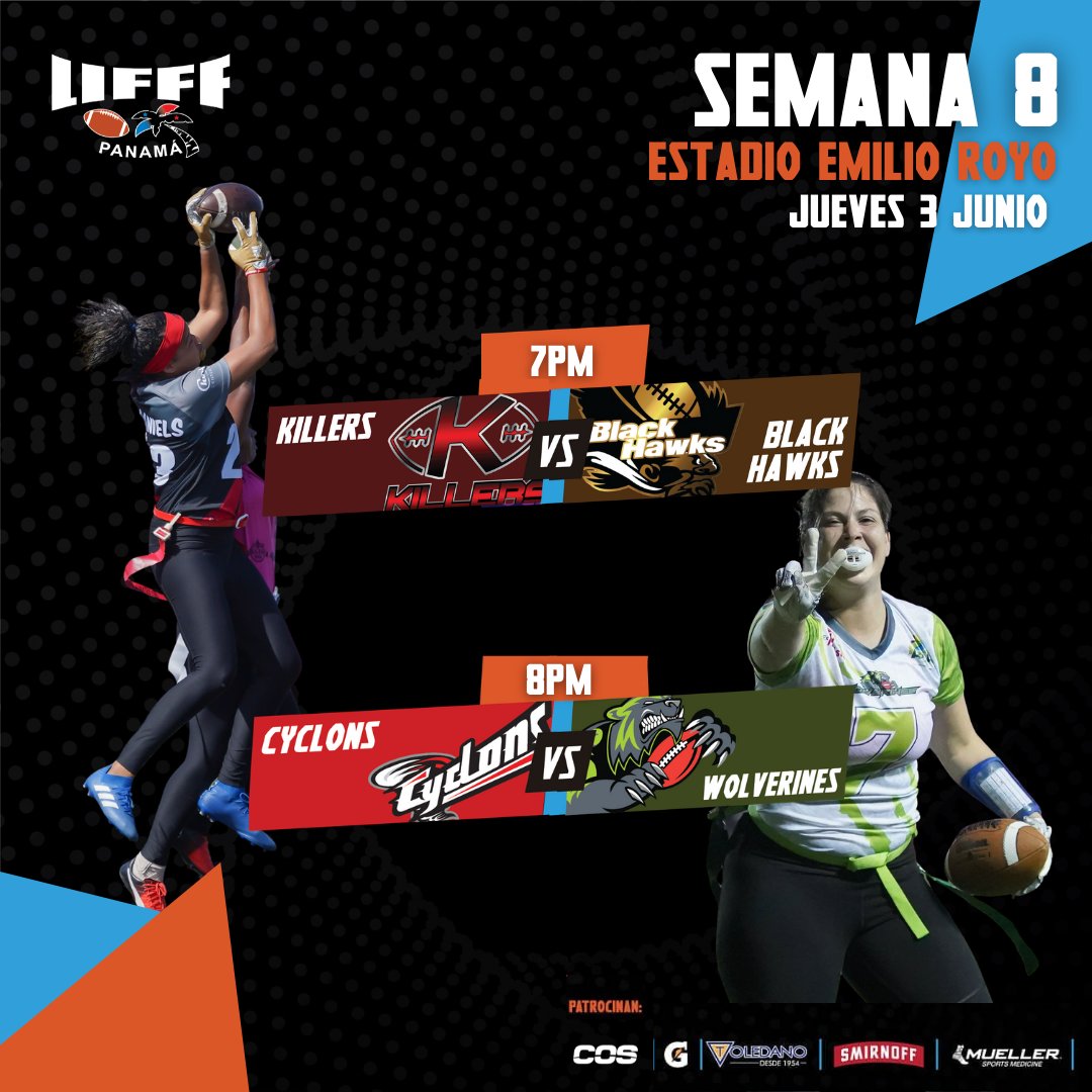 Hoy regresamos con la Semana 8 de la LIFFF y los juegos de esta noche son:

🌴🏟️🏈