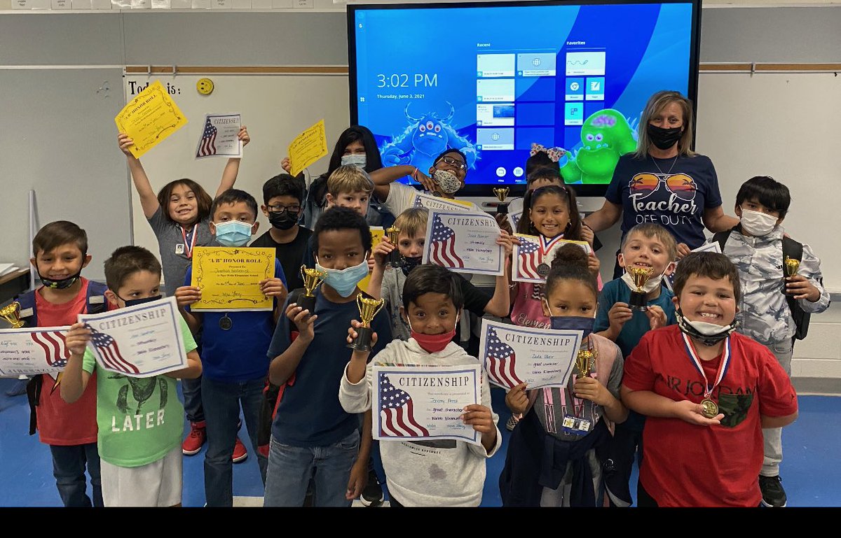 KimEllis23's tweet photo. What an unforgettable, yet INCREDIBLE ride it has been! I am so proud of the many milestones reached throughout this unpredictable school year. The students, staff, parents, &amp; community members of @webb_es are truly resilient! Way to finish strong #WebbFAM!! 🧑🏾‍🎓 👨🏻‍🎓 💪🏾 https://t.co/z90FtjilXO
