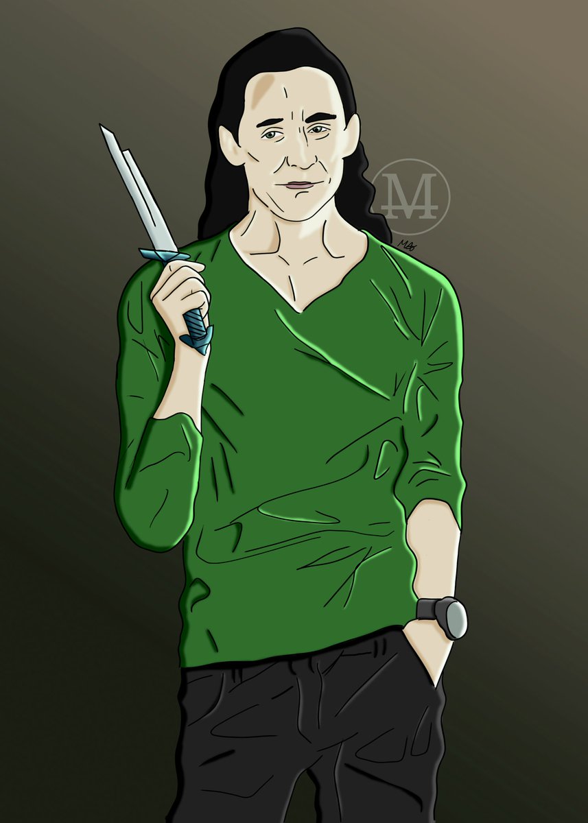 Megan_Ant's tweet photo. Day 8 of Drawing Loki; Knife 
#DrawingLoki #Loki @LokiOfficial https://t.co/XvZ7kgBSIg