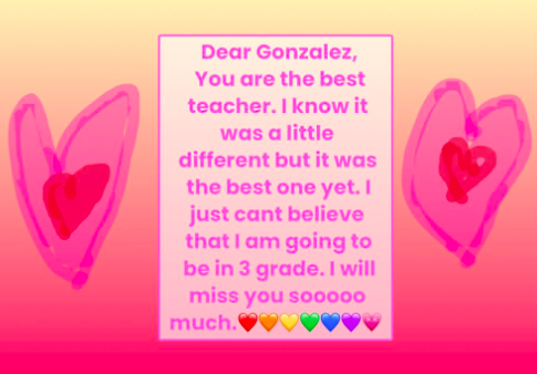This sweet message just melted my heart! #TheBestOneYet #ositosbilingües