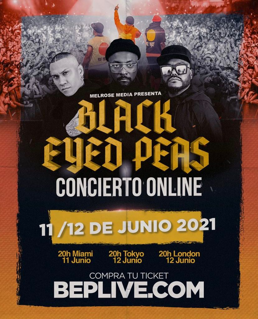 blackeyedpeasmx's tweet photo. No te puedes perder el concierto online que @bep tiene preparado. 
Compra tus Boletos en https://t.co/92ptPhAVAg y disfruta de una increíble experiencia con todos los éxitos de los Peas. 

#bep #blackeyedpeas #conciertoonline https://t.co/tpFXE9zGBh