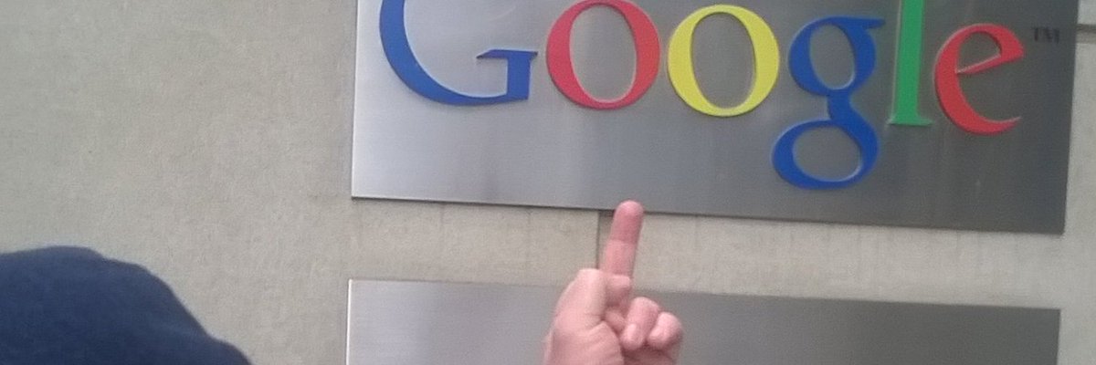 Fighting the great fight against corporate greed my Bro @SimonWard007  I don't like G.o.o.g.l.e.  either