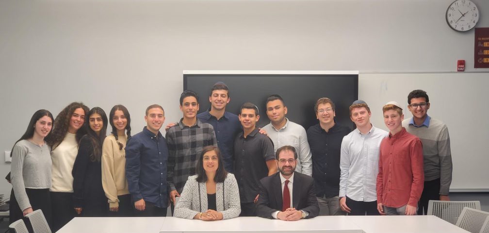 RepNicole's tweet photo. Nicole &amp; @KalmanYeger had a great dialogue with students from @YOFHS this morning about the rise in antisemitism in #NYC, support for Israel &amp; much more. We must continue to speak out against these heinous antisemitic crimes so students can learn &amp; grow in a safe environment. https://t.co/sMvoFEeFUa