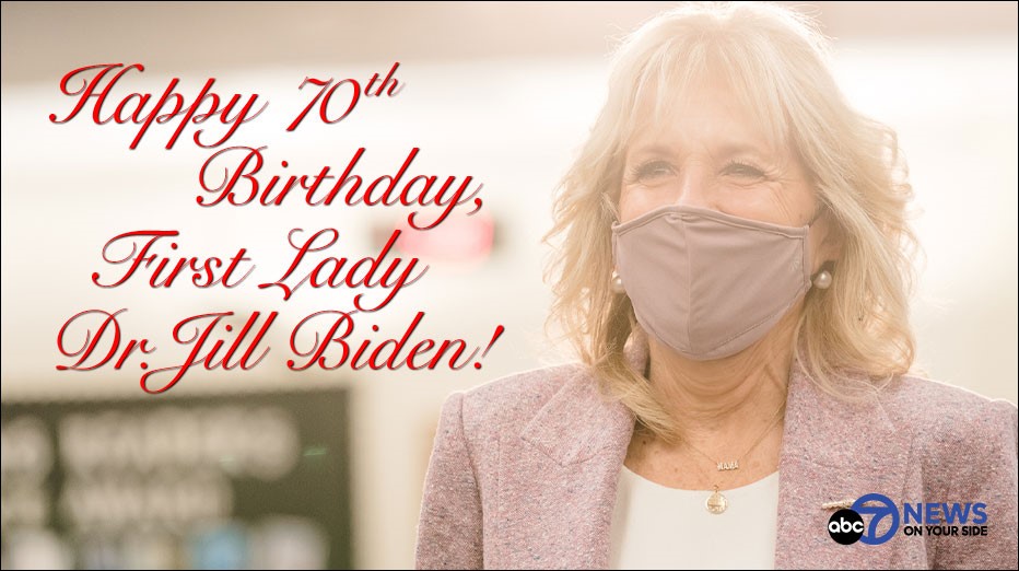 HAPPY BIRTHDAY, First lady Dr. Jill Biden turned 70 today  MORE:  