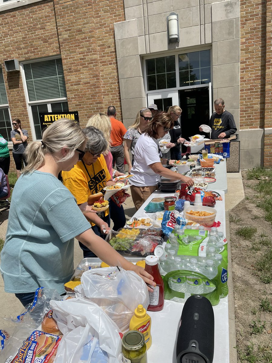 A beautiful day for a picnic lunch outside AMS. Thank you to everyone who made this crazy COVID year a success! #Summertime #TrojanPride