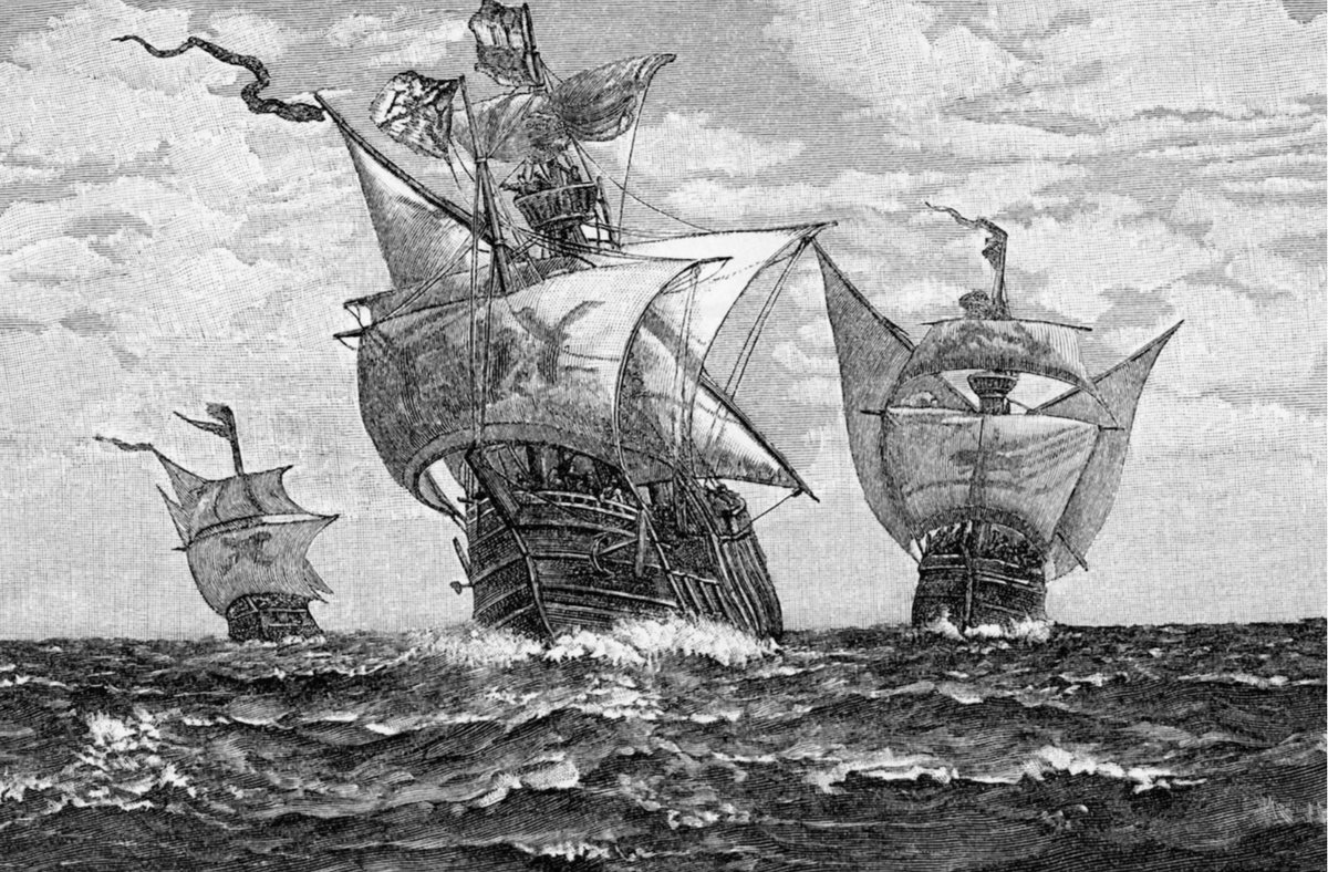 Columbus prepared for the #multilingual encounters he anticipated by taking along an #interpreter, Luis de Torres, who knew #Spanish #Portuguese #Hebrew #Aramaic #Arabic - none of these #languages was useful (or would have been useful had they actually arrived in East Asia)