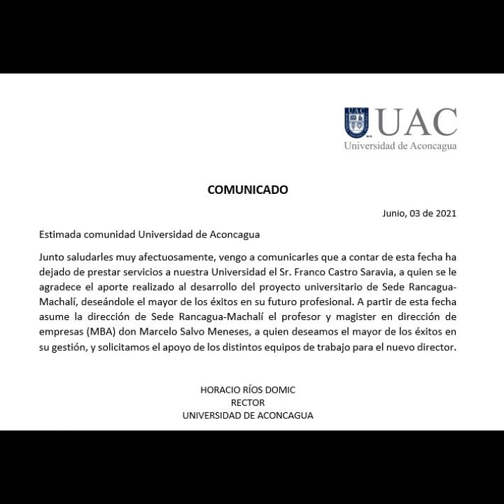 Comunicado