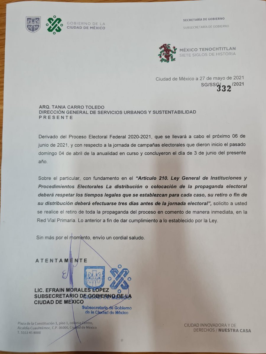 NELLY_MALDO's tweet photo. @Claudiashein @INEMexico @iecm @TECDMX @SeGobCDMX De cuando a acá mandas bajar la propaganda 3 días antes de la elección? O sólo es en Coyoacán donde Morena va a perder? De acuerdo a la ley, debe retirarse 7 días después de la jornada electoral, vaya ayudadita qué le dan a Morena https://t.co/PD2qH61tck