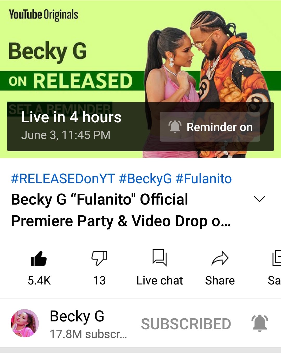 Chat live becky g Becky G