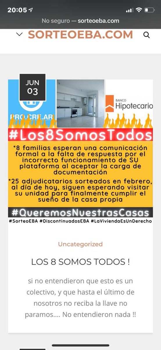 <a href="/jorgeferraresi/">Jorge Ferraresi</a> <a href="/pauespanol/">Paula Español</a> <a href="/MinHabitatAR/">Ministerio de Desarrollo Territorial y Hábitat</a> <a href="/produccion_arg/">Secretaría de Industria y Desarrollo Productivo</a> <a href="/jorgeferraresi/">Jorge Ferraresi</a>
<a href="/alferdez/">Alberto Fernández</a>
<a href="/lucianoscato/">Luciano Scatolini</a>
<a href="/GDocato/">Gustavo Cento Docato</a>
<a href="/MiguelCentorbi/">Miguel Centorbi</a>
<a href="/paoteper/">Paolita</a>
<a href="/BcoHipotecario/">Banco Hipotecario</a>
<a href="/Procrear/">Procrear</a>
<a href="/MinHabitatAR/">Ministerio de Desarrollo Territorial y Hábitat</a>
#SorteoEBA
#ReconstruccionArgentina