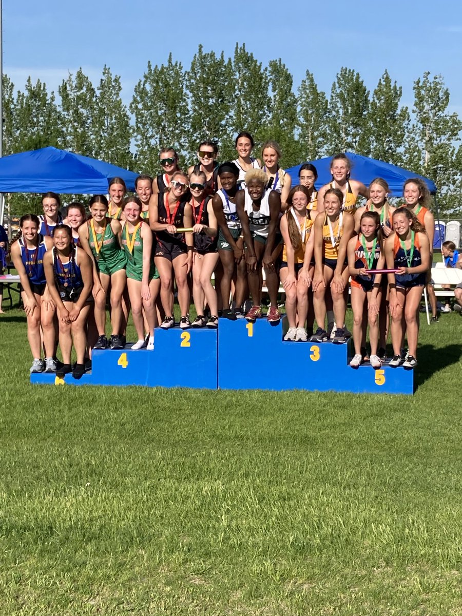 Girls 4x1 takes 1st!  52.39!