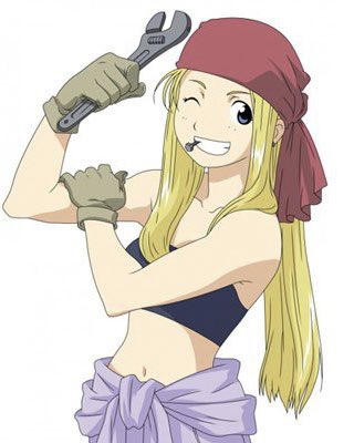 Best automail engineer at your service 💪🏼#fma