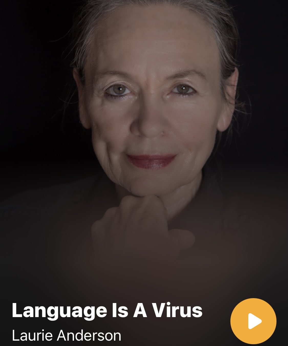            Happy Birthday Laurie Anderson
Language Is A Virus

very interesting title, like her  