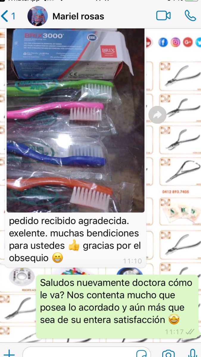 DENTALVITALCA's tweet photo. Nuestro servicio único y de vanguardia en Venezuela, nos precede 🤩
La "Satisfacción del Cliente" lo es todo para nosotros siempre... Es por ello que agradecemos a ustedes la confianza queridos amigos‼️
Somos distribuidores PlakSmacker 
#plaksmacker @dentalvitalca #dentalvitalca https://t.co/4jAJQFzfPT