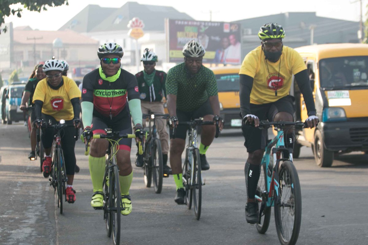 UN_Nigeria's tweet photo. 3 June is observed annually as the  #WorldBicycleDay.  United Nations Information Centre(UNIC) with the Federal Road Safety Corps- Lagos Sector Command RS2.1,Ojodu in collaboration with @cyclotron_ng held a #WorldBicycleDay ride to commemorate the day. https://t.co/DOZj8Tz9cr