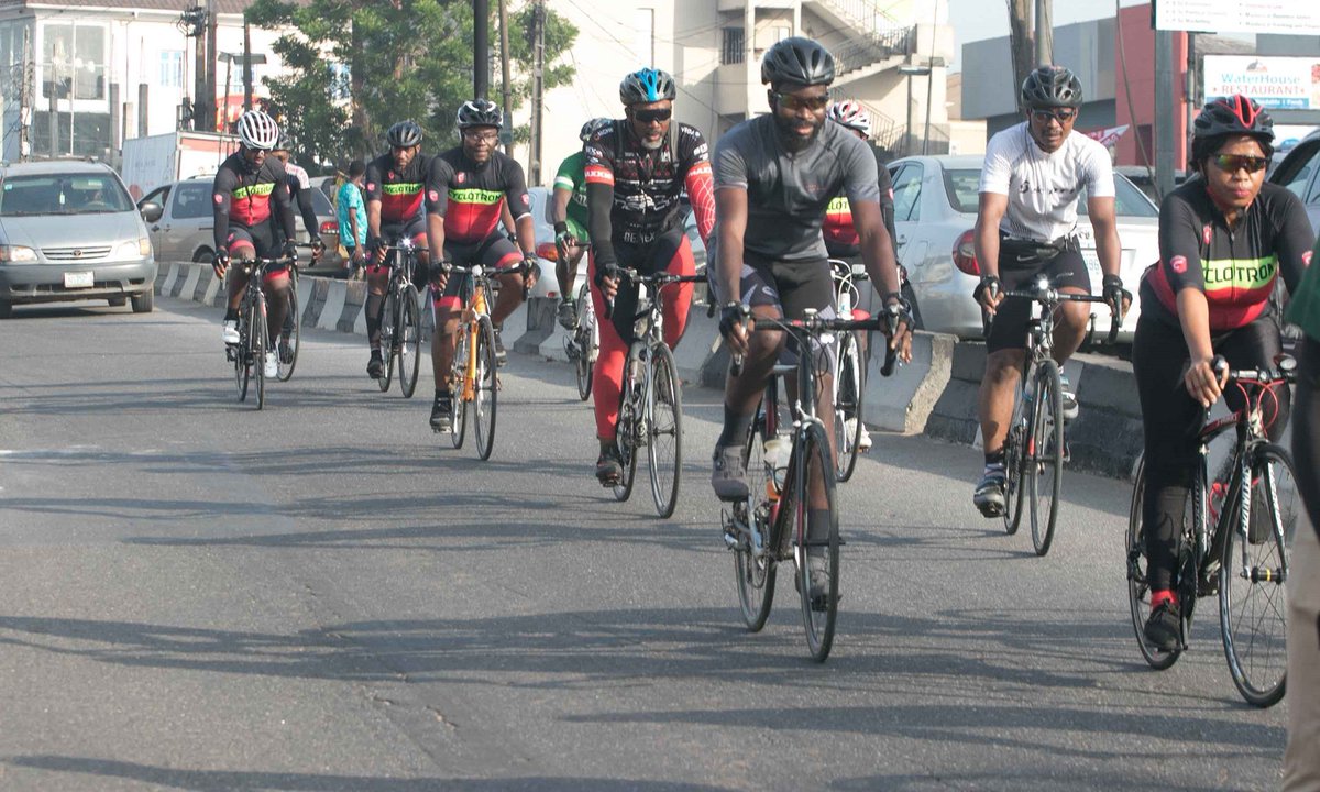 UN_Nigeria's tweet photo. 3 June is observed annually as the  #WorldBicycleDay.  United Nations Information Centre(UNIC) with the Federal Road Safety Corps- Lagos Sector Command RS2.1,Ojodu in collaboration with @cyclotron_ng held a #WorldBicycleDay ride to commemorate the day. https://t.co/DOZj8Tz9cr