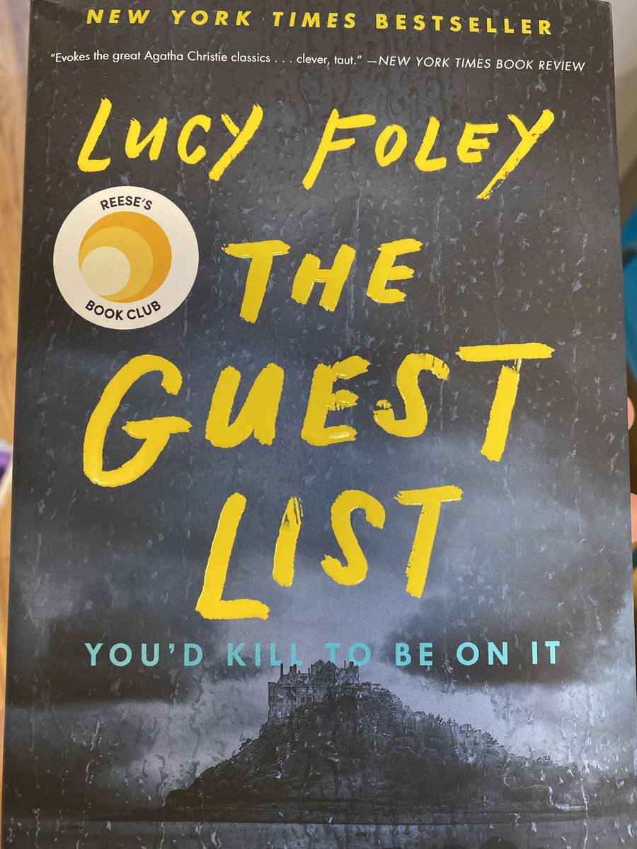 It has been a while since I’ve completed a book in less than a week! Glad my Morgan Stanley girls and I reignited our little book club. This was a good read y’all. #LucyFoley